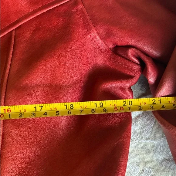 Vintage Red Leather PIONEER WEAR Woman’s (M) - Picture 14 of 15